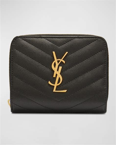 ysl monogram envelope wallet|ysl zip wallet.